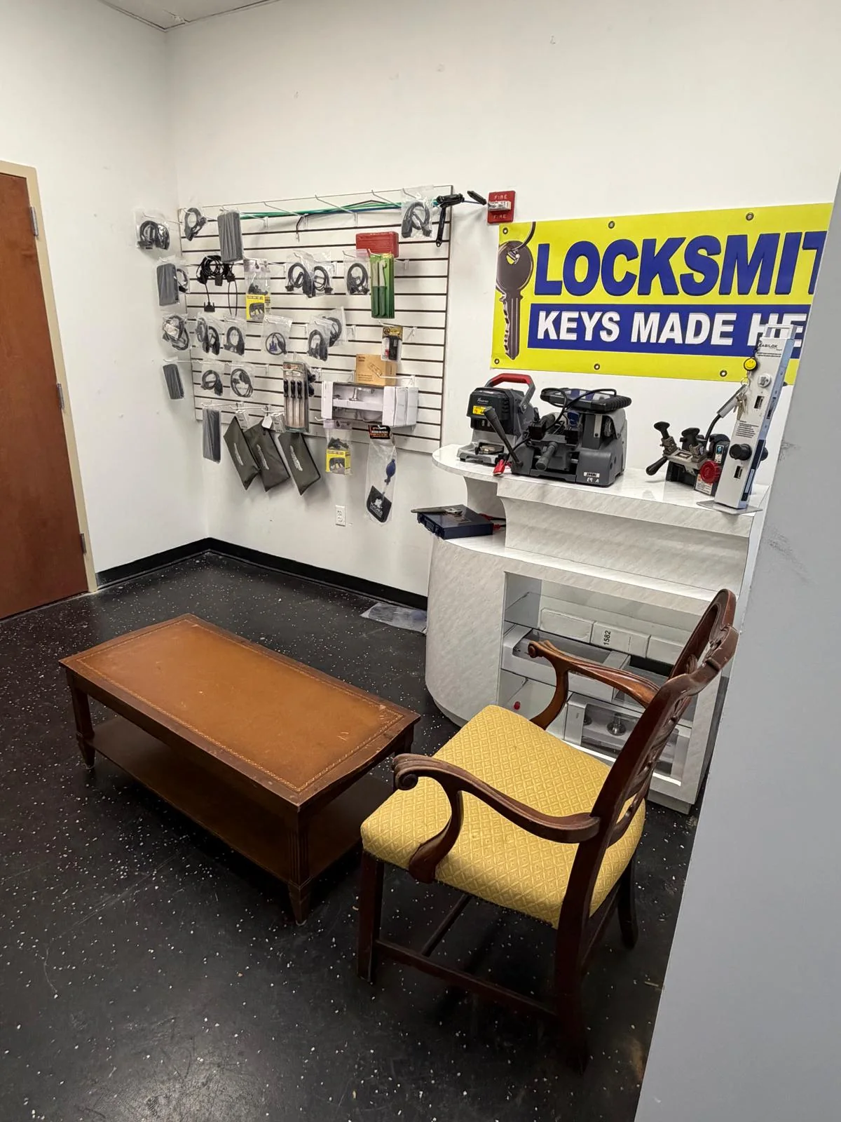 Inside 603 Locksmith shop